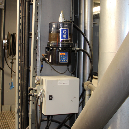 Graco ash conveyor lubrication system