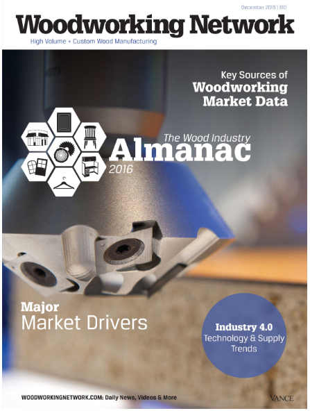 Image of front cover of Woodworking Network magazine