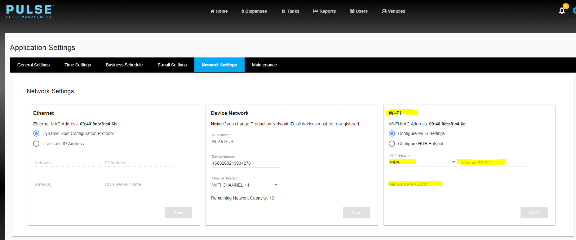 Pulse_HUB_application_settings_page.png