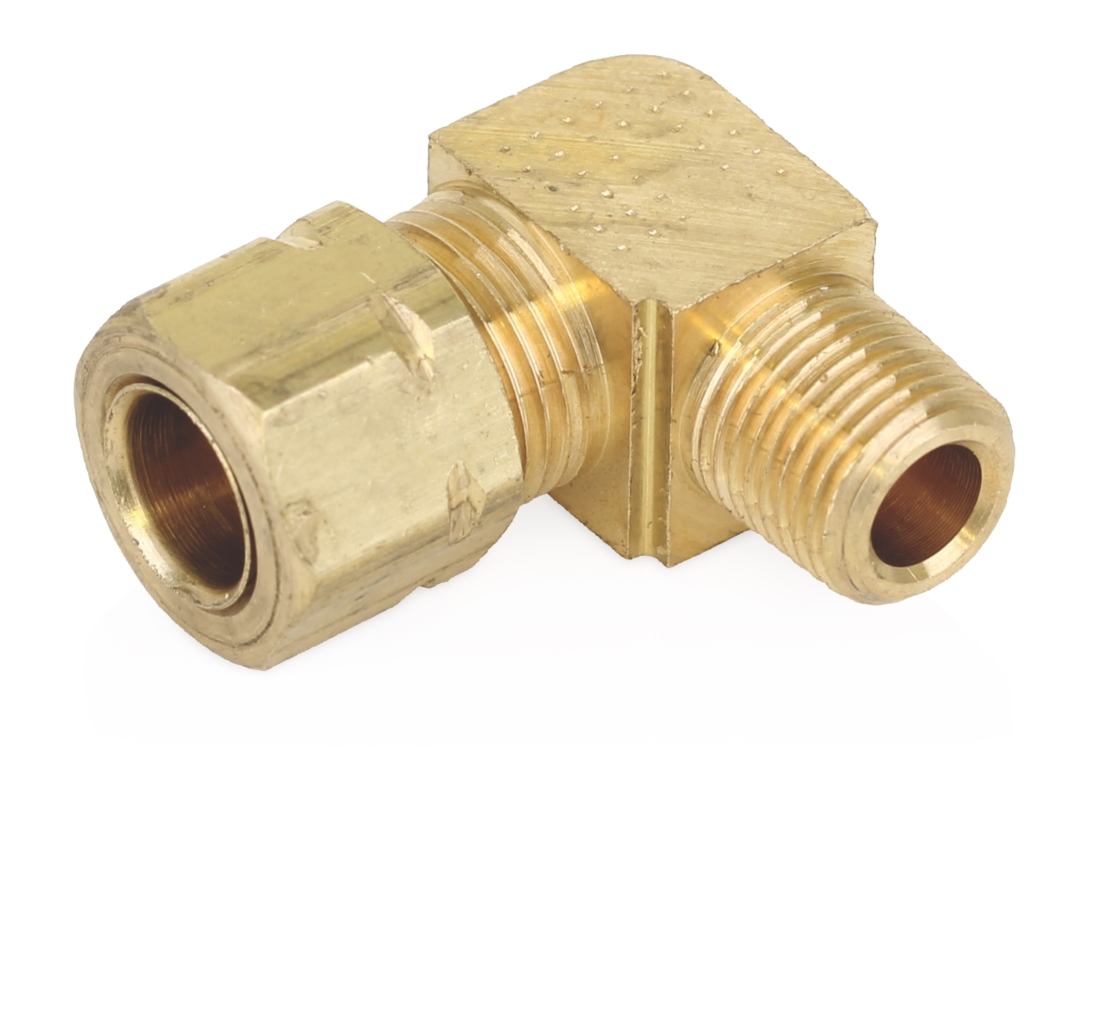 Fitting - Brass Male Tube Elbows 5/16 in. (7.94 mm) Tube x 1/8 in. (3.2 ...