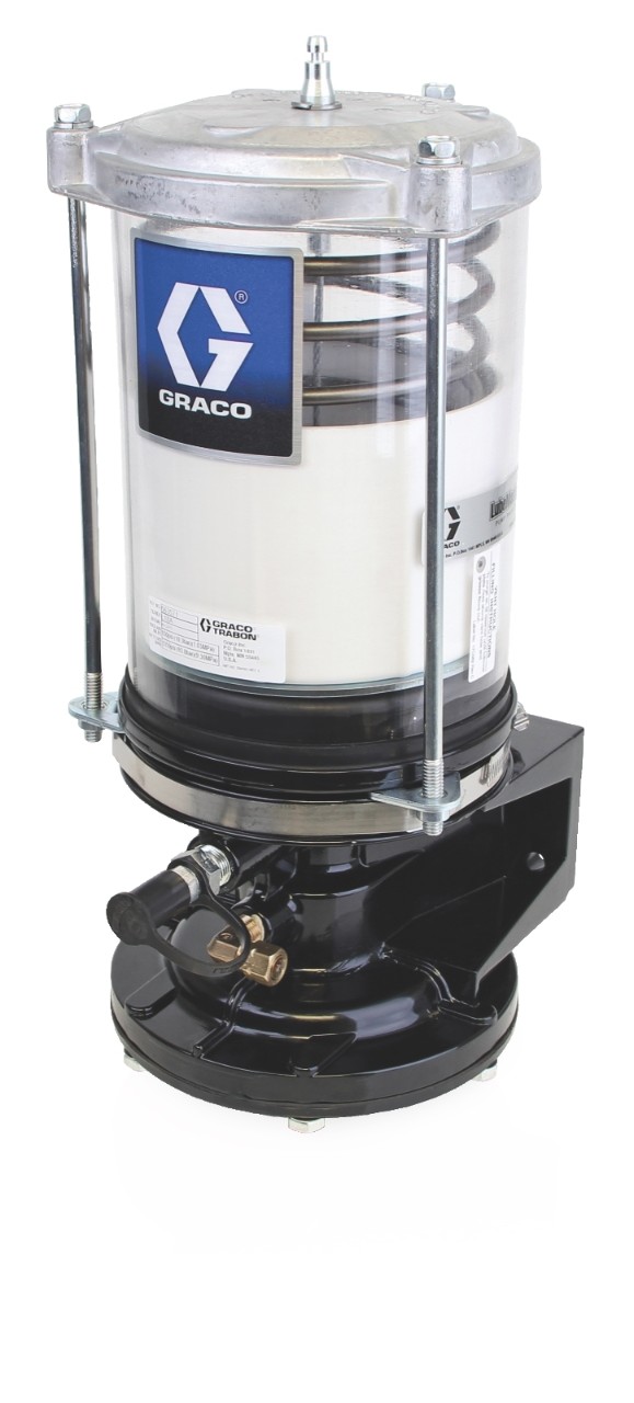 Pompe à air comprimé standard LubriSystem avec réservoir cylindrique en  plastique de 2,72 kg - Graisse