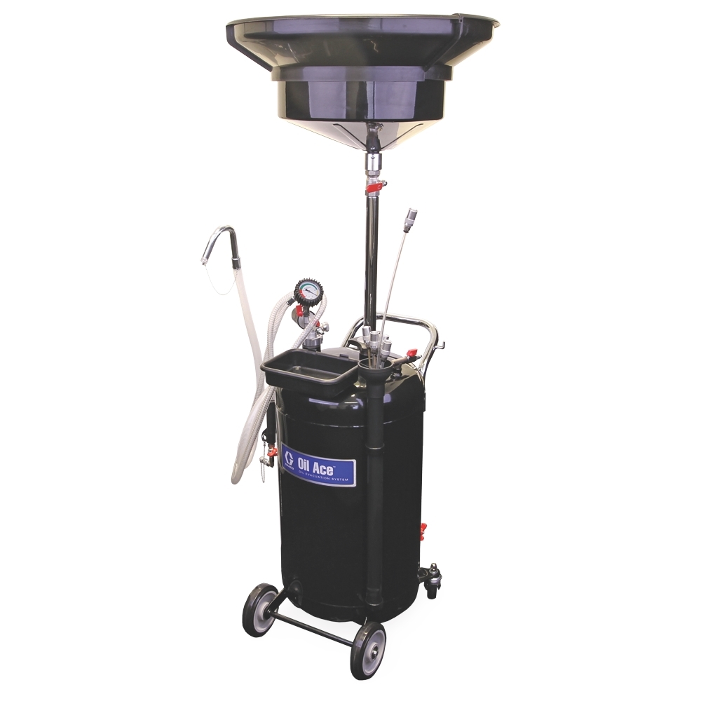 Waste Oil Evacuation System with 24 gal (90 l) Steel Tank, Suction ...