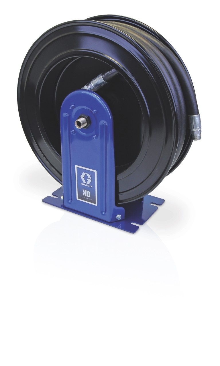XD30™, Fuel/Evacuation, 3/4 in. (19 mm) Inlet, 1 in. X 30 ft. (25 mm X 9 m)  Hose, NPT, No Guide Arms, Metallic Blue