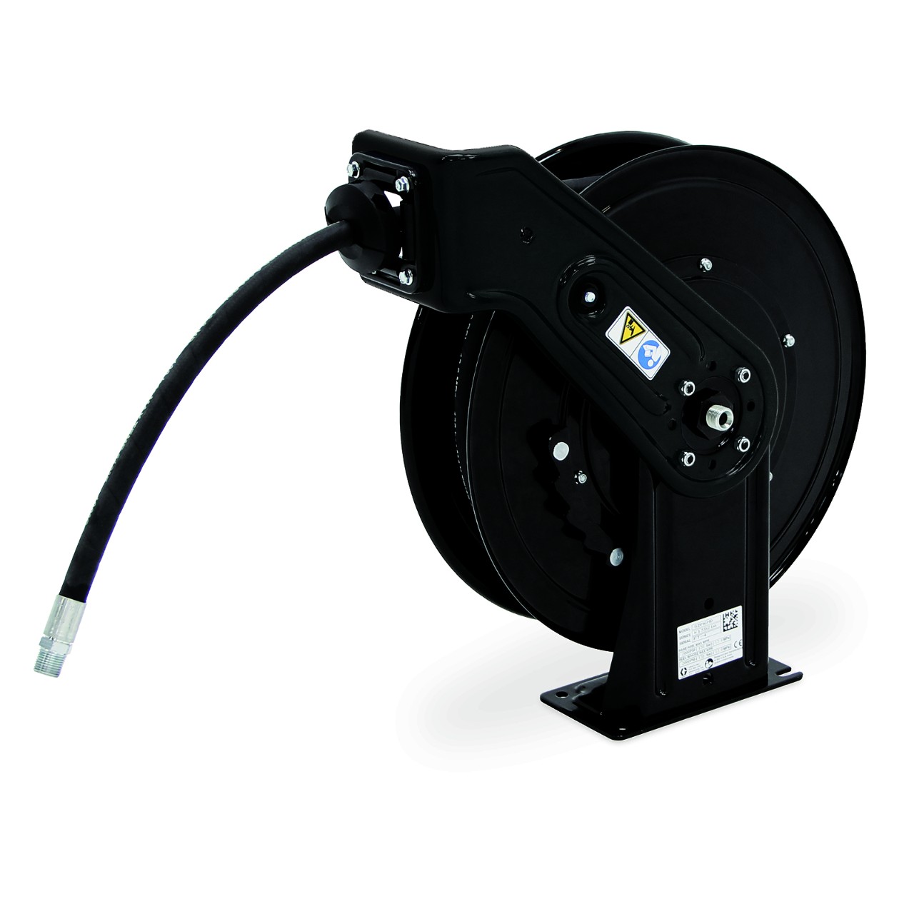 1/2 x 30' Automatic Rewind Hose Reel with 1/2 inlet/outlet with Rubber  Hose