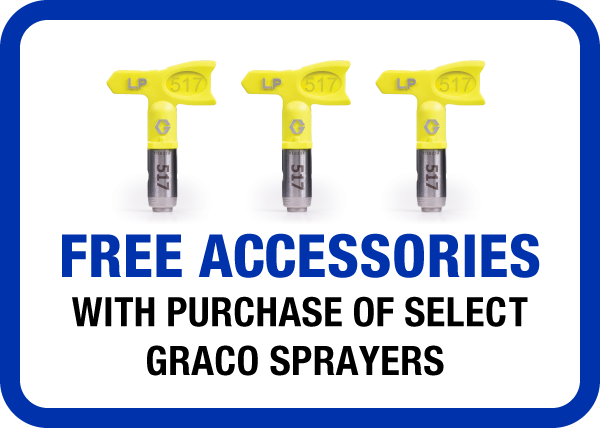 Free Accessories with Sprayer Purchase